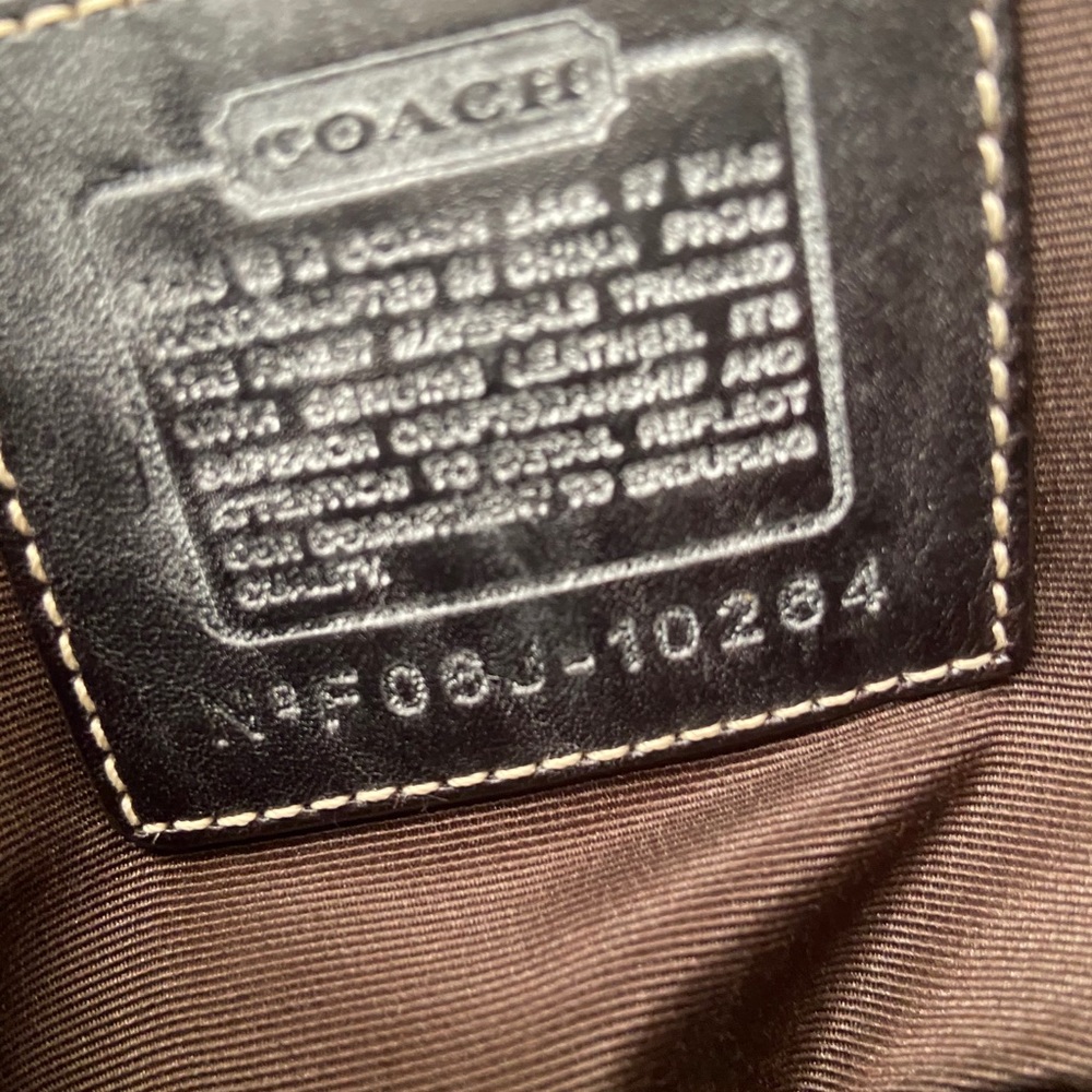 Coach- Hampton Brown Python Belted Tote - image 4